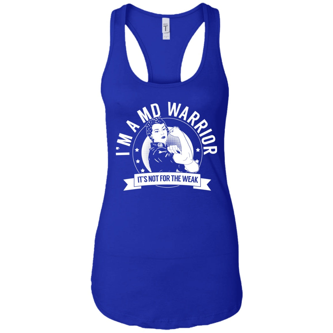 Muscular Dystrophy - MD Warrior NFTW Ideal Racerback Tank - The Unchargeables