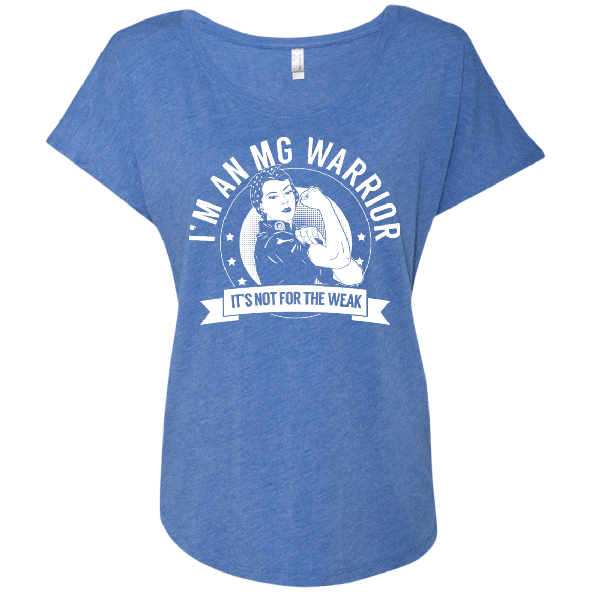 Myasthenia Gravis - MG Warrior Not For The Weak Dolman Sleeve - The Unchargeables