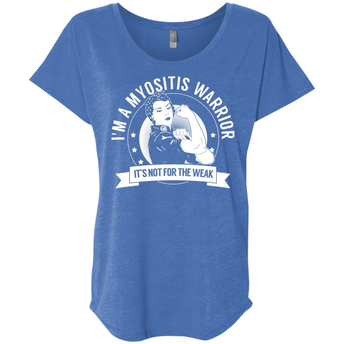 Myositis Warrior Not For The Weak Dolman Sleeve - The Unchargeables