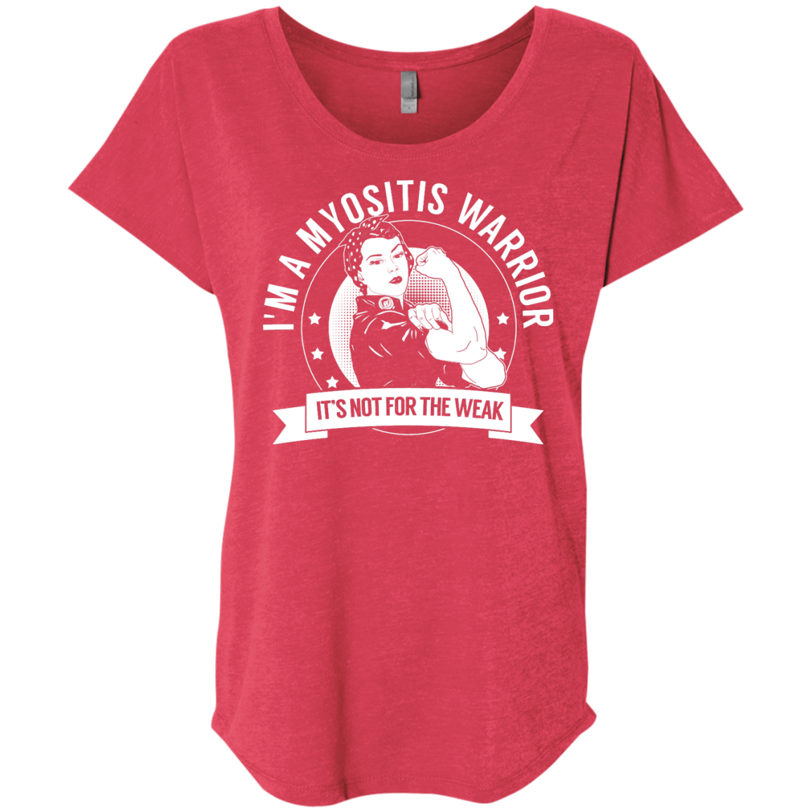 Myositis Warrior Not For The Weak Dolman Sleeve - The Unchargeables