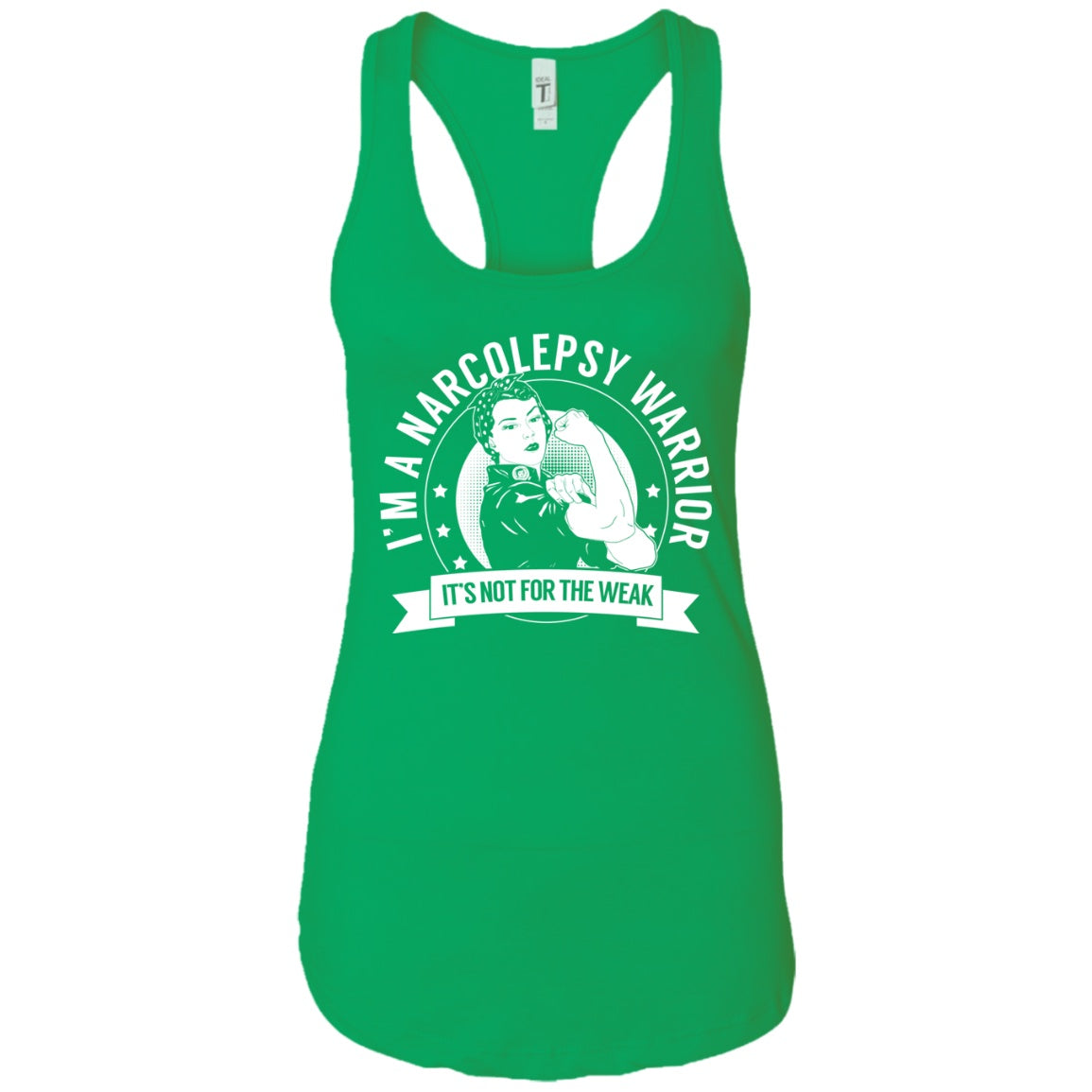 Narcolepsy Warrior NFTW Ideal Racerback Tank - The Unchargeables