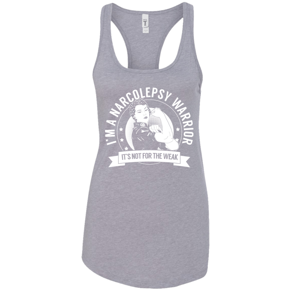 Narcolepsy Warrior NFTW Ideal Racerback Tank - The Unchargeables