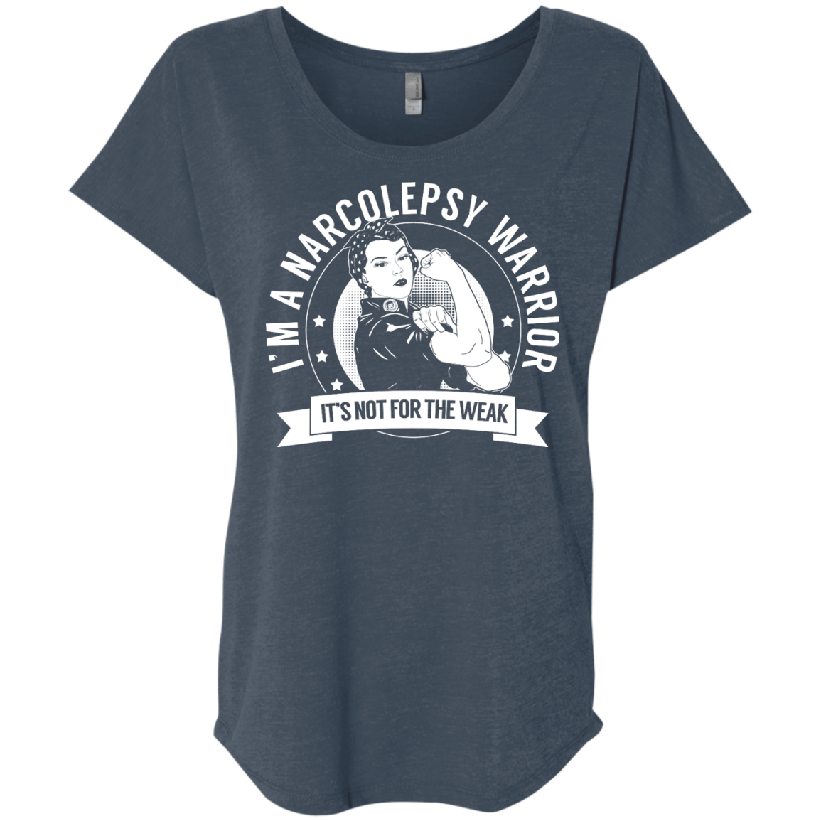 Narcolepsy Warrior Not For The Weak Dolman Sleeve - The Unchargeables