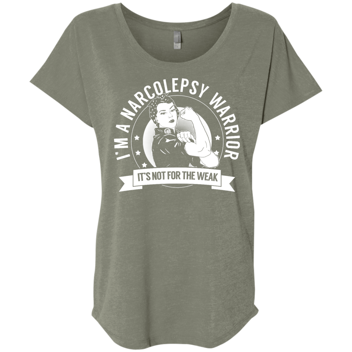 Narcolepsy Warrior Not For The Weak Dolman Sleeve - The Unchargeables