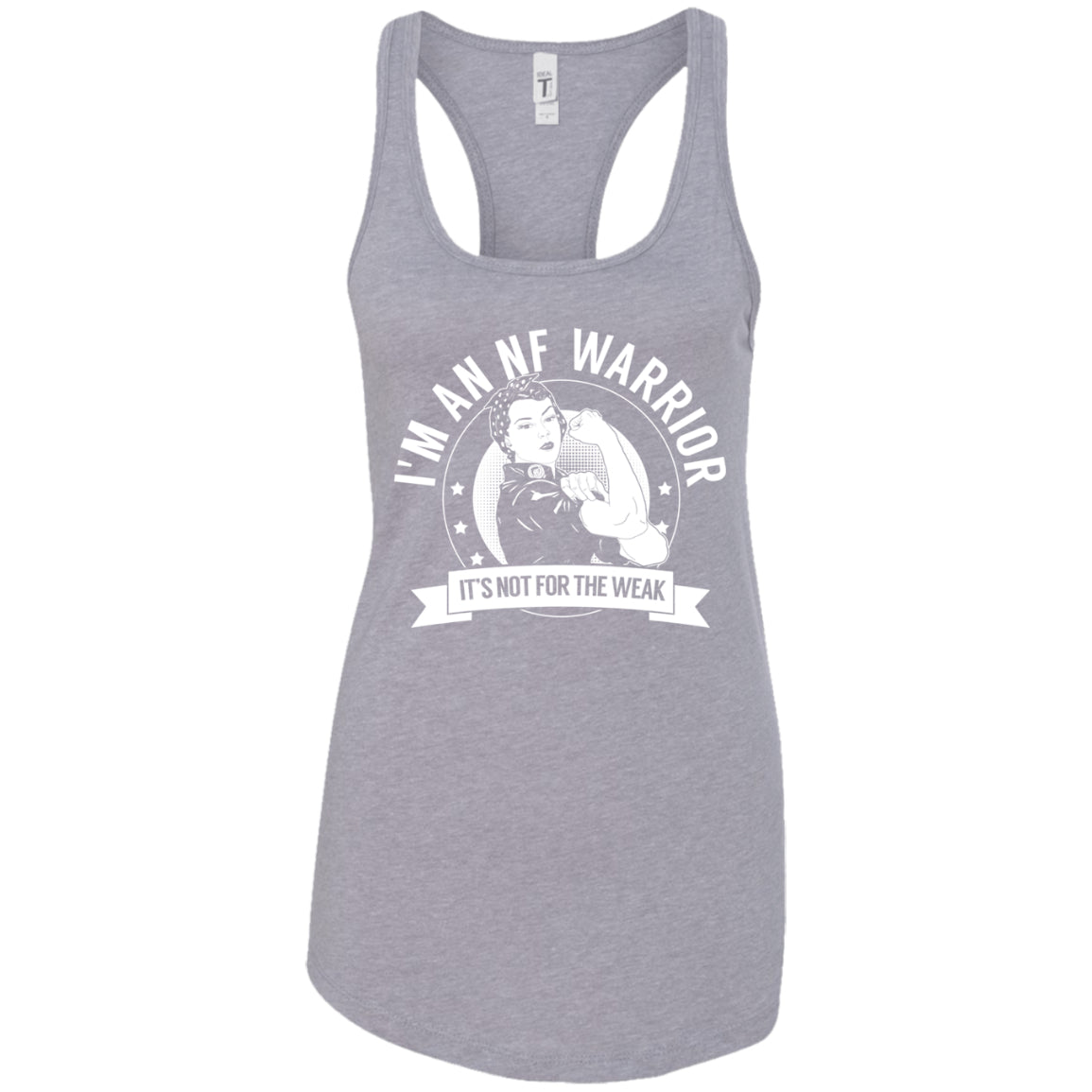 Neurofibromatosis - NF Warrior NFTW Ideal Racerback Tank - The Unchargeables