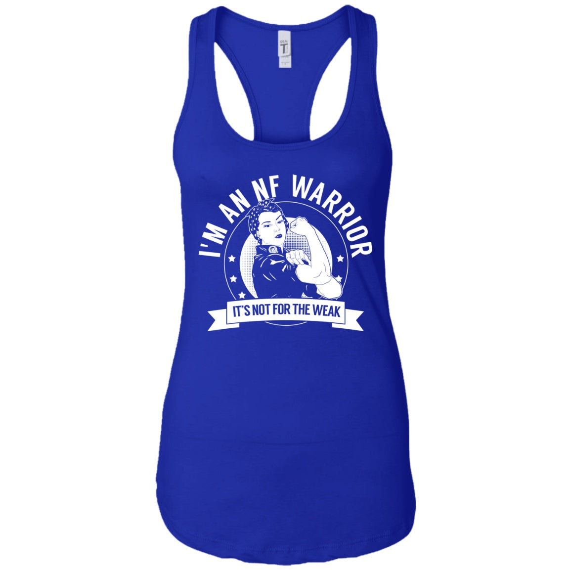 Neurofibromatosis - NF Warrior NFTW Ideal Racerback Tank - The Unchargeables