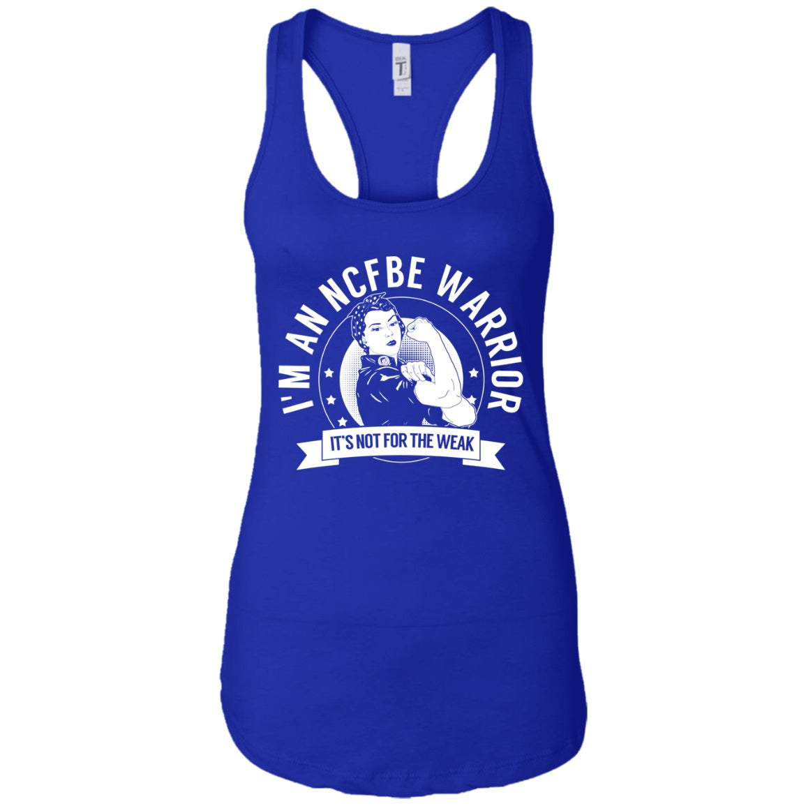 Non-cystic fibrosis bronchiectasis -  NCFBE Warrior NFTW Ideal Racerback Tank - The Unchargeables