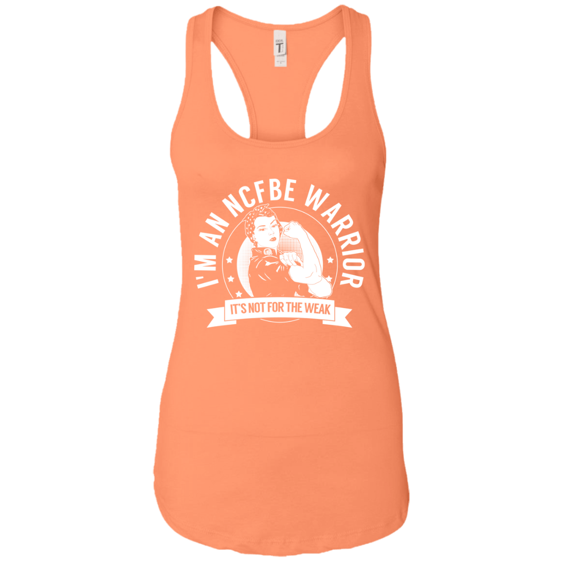 Non-cystic fibrosis bronchiectasis -  NCFBE Warrior NFTW Ideal Racerback Tank - The Unchargeables