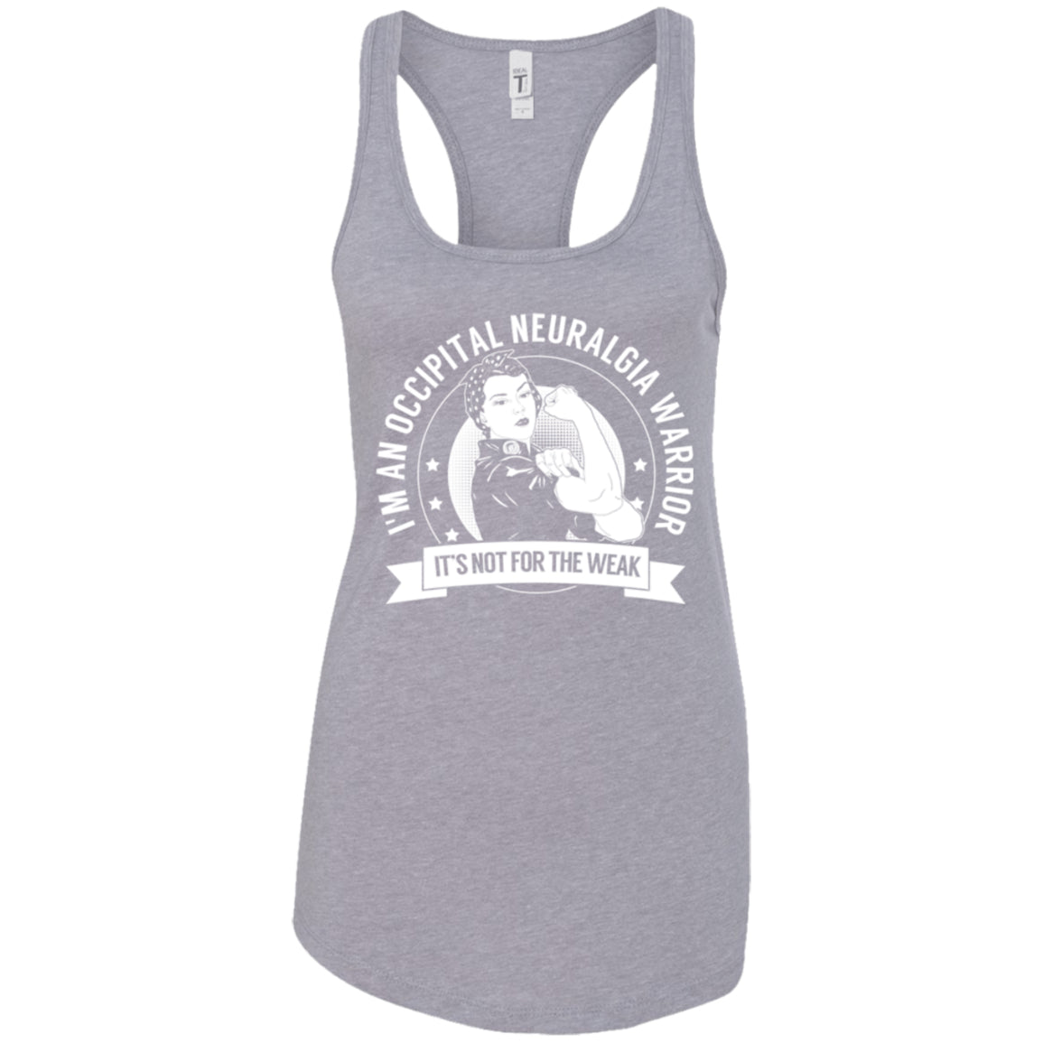 Occipital Neuralgia Warrior NFTW Ideal Racerback Tank - The Unchargeables