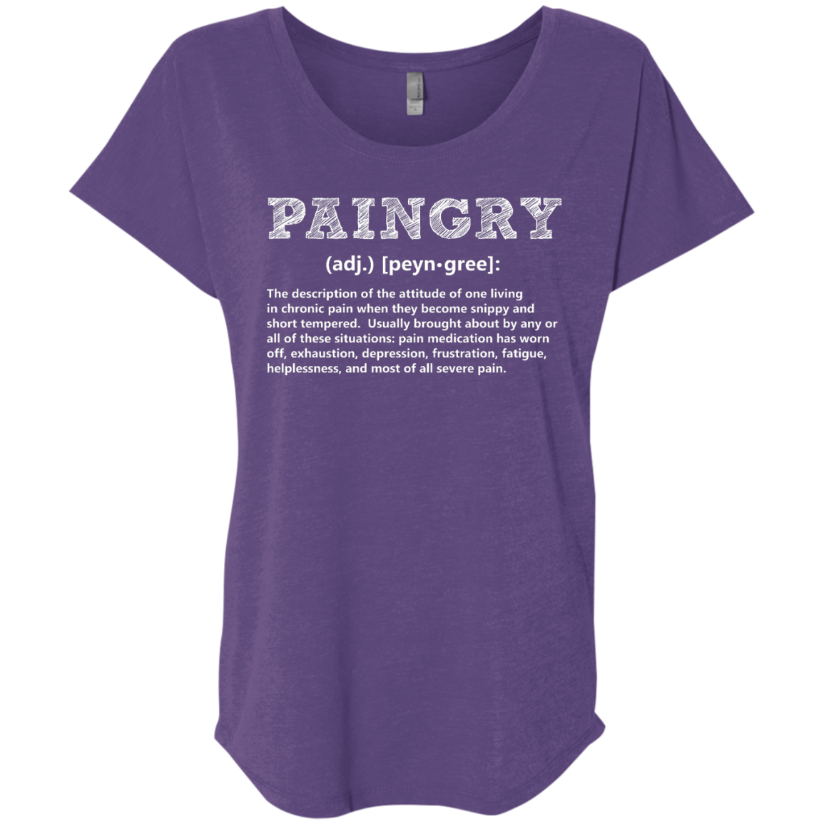 Paingry Definition Dolman Sleeve - The Unchargeables