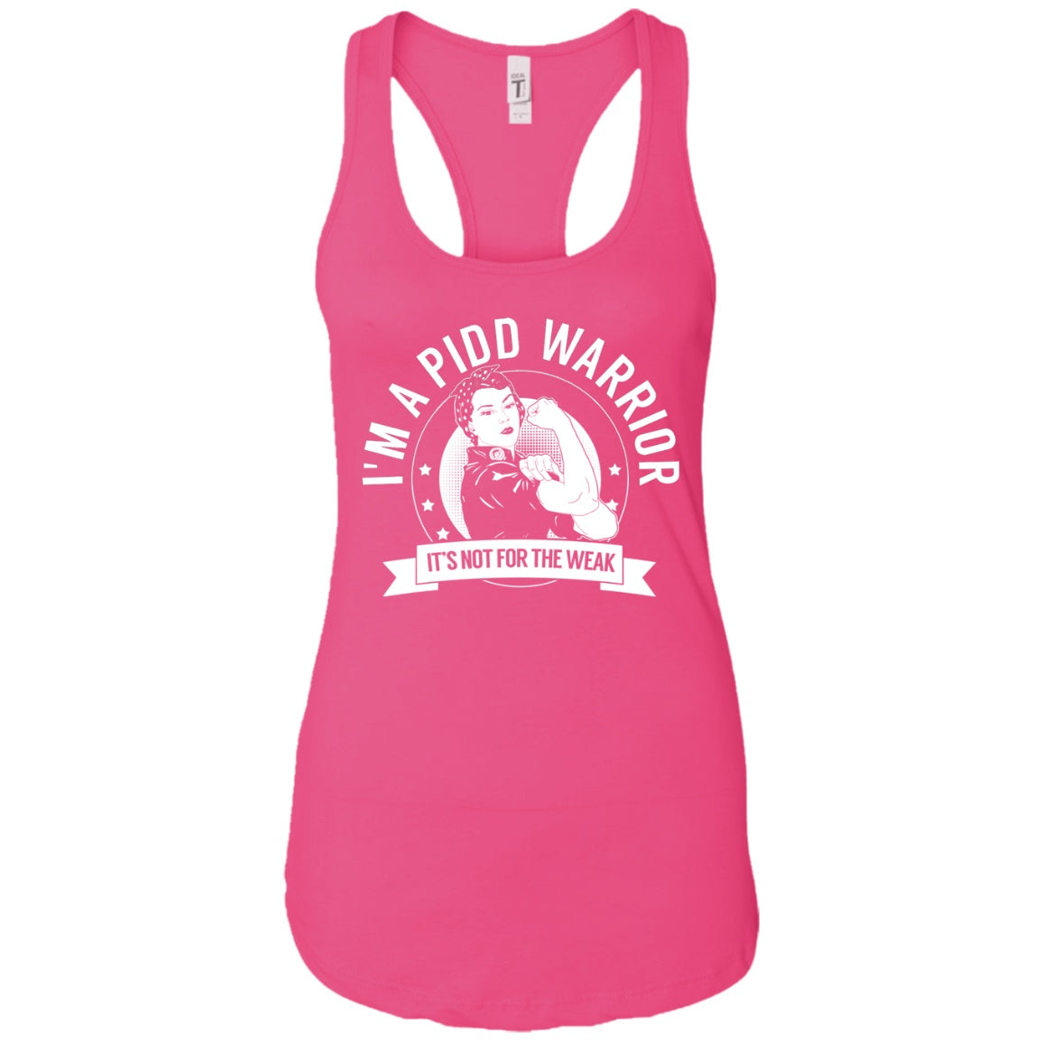 Primary Immunodeficiency Diseases - PIDD Warrior NFTW Ideal Racerback Tank - The Unchargeables