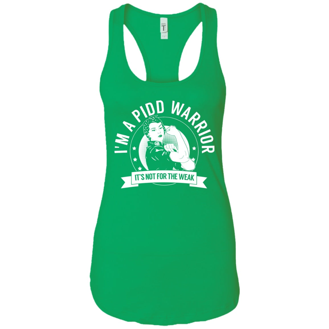 Primary Immunodeficiency Diseases - PIDD Warrior NFTW Ideal Racerback Tank - The Unchargeables