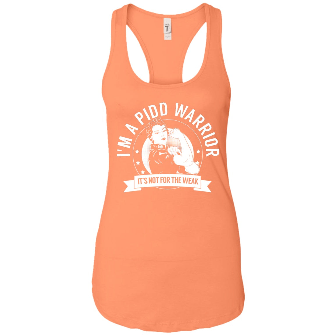 Primary Immunodeficiency Diseases - PIDD Warrior NFTW Ideal Racerback Tank - The Unchargeables