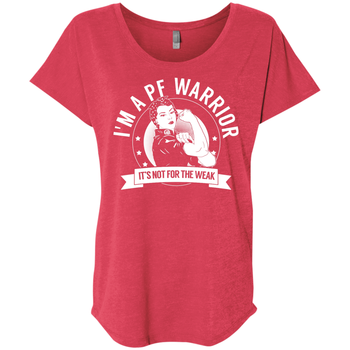 Pulmonary Fibrosis - PF Warrior Not For The Weak Dolman Sleeve - The Unchargeables