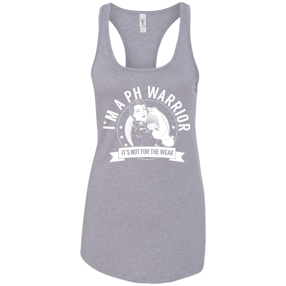 Pulmonary Hypertension - PH Warrior NFTW Ideal Racerback Tank - The Unchargeables