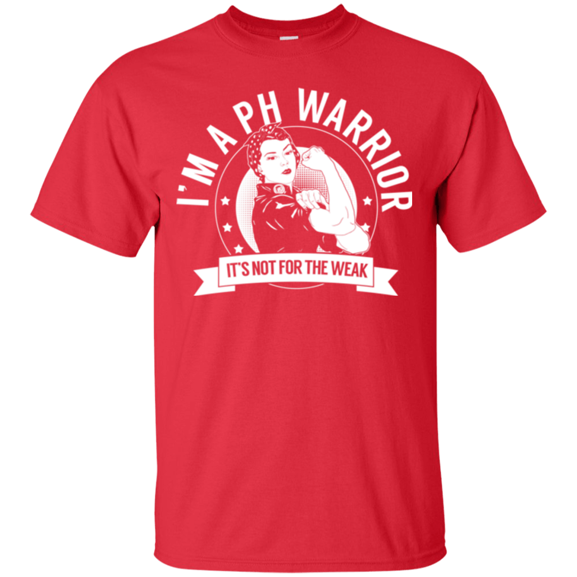 Pulmonary Hypertension - PH Warrior Not For The Weak Cotton T-Shirt - The Unchargeables
