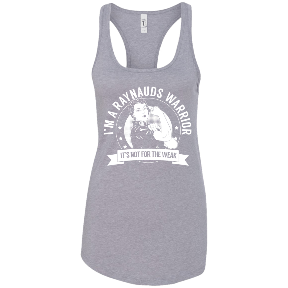 Raynaud's Disease - Raynauds Warrior NFTW Ideal Racerback Tank - The Unchargeables