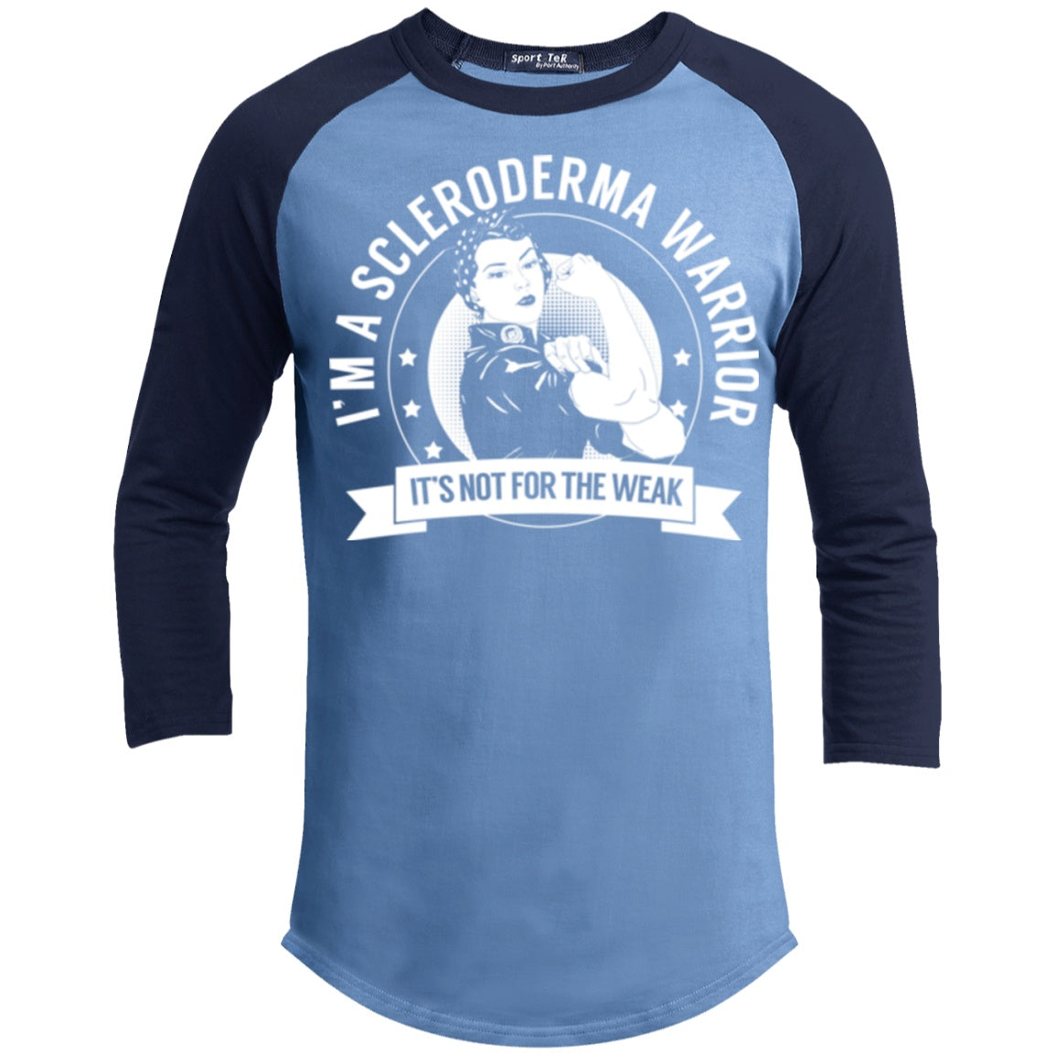 Scleroderma Warrior Not For The Weak Baseball Shirt - The Unchargeables