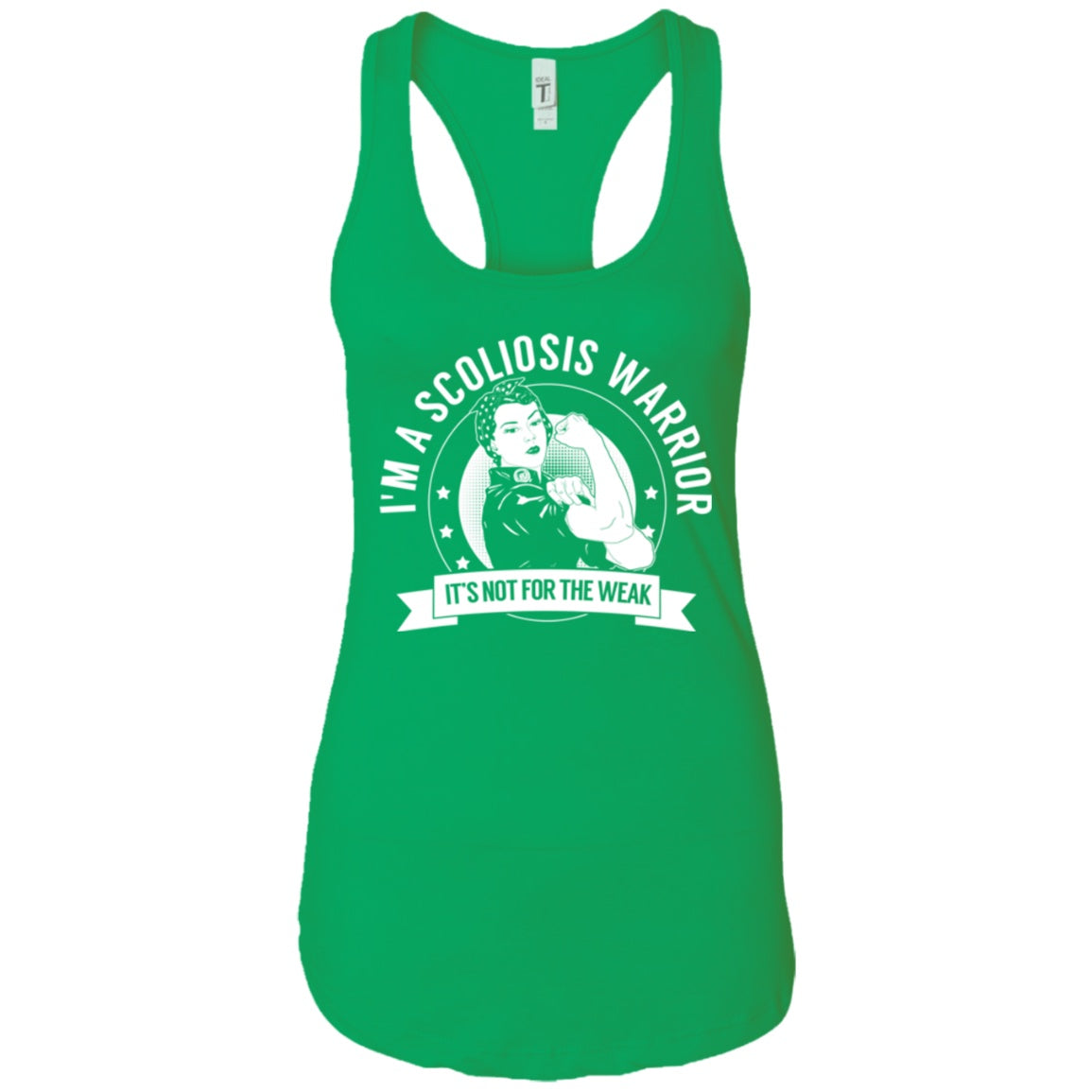 Scoliosis Warrior NFTW Ideal Racerback Tank - The Unchargeables