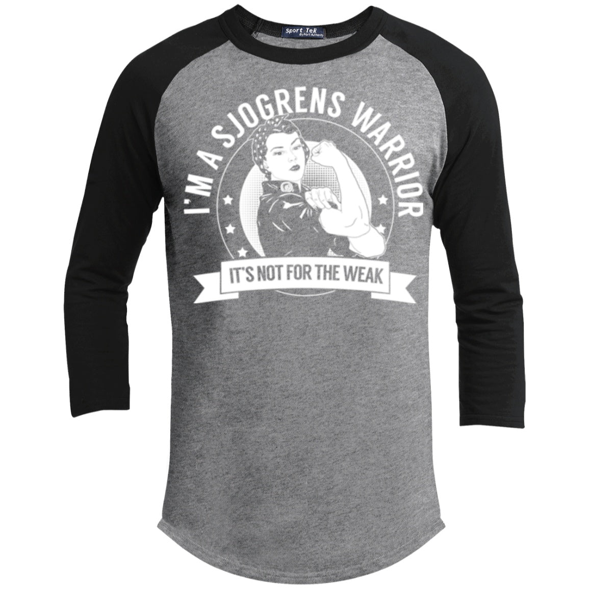 Sjogren's Syndrome - Sjogren's Warrior Not For The Weak Baseball Shirt - The Unchargeables