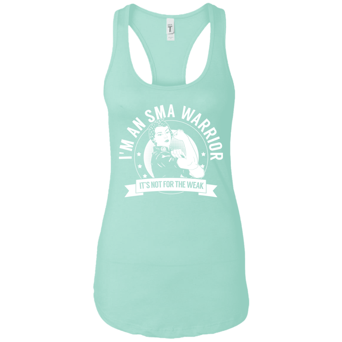 Spinal Muscular Atrophy - SMA Warrior NFTW Ideal Racerback Tank - The Unchargeables