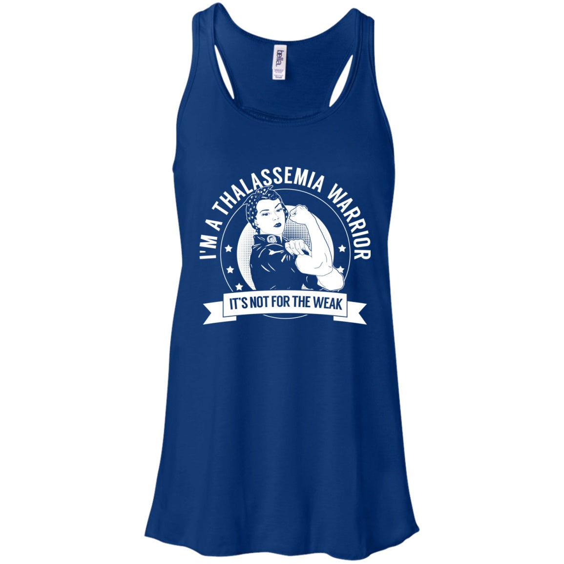 Thalassemia Warrior NFTW Flowy Racerback Tank - The Unchargeables