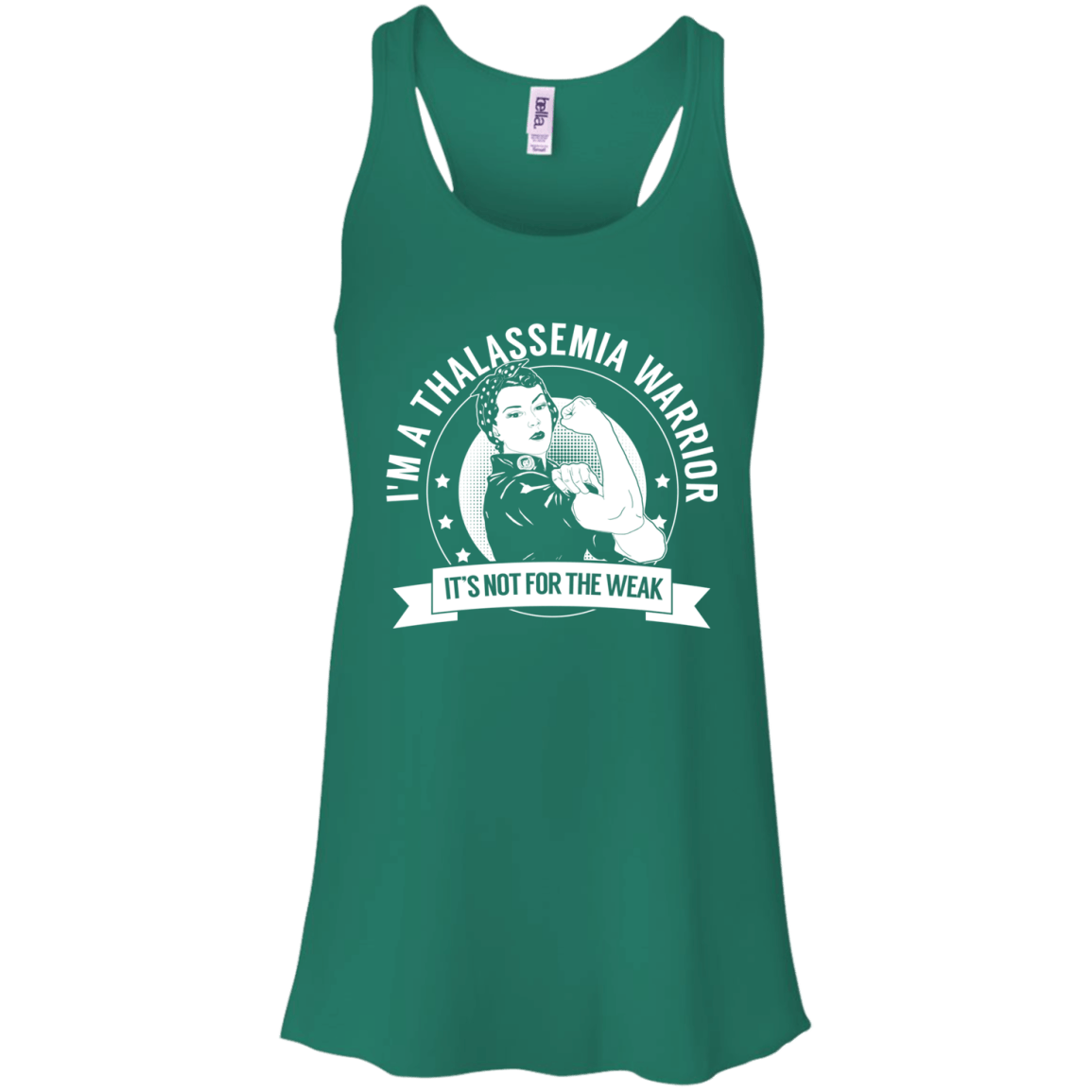 Thalassemia Warrior NFTW Flowy Racerback Tank - The Unchargeables