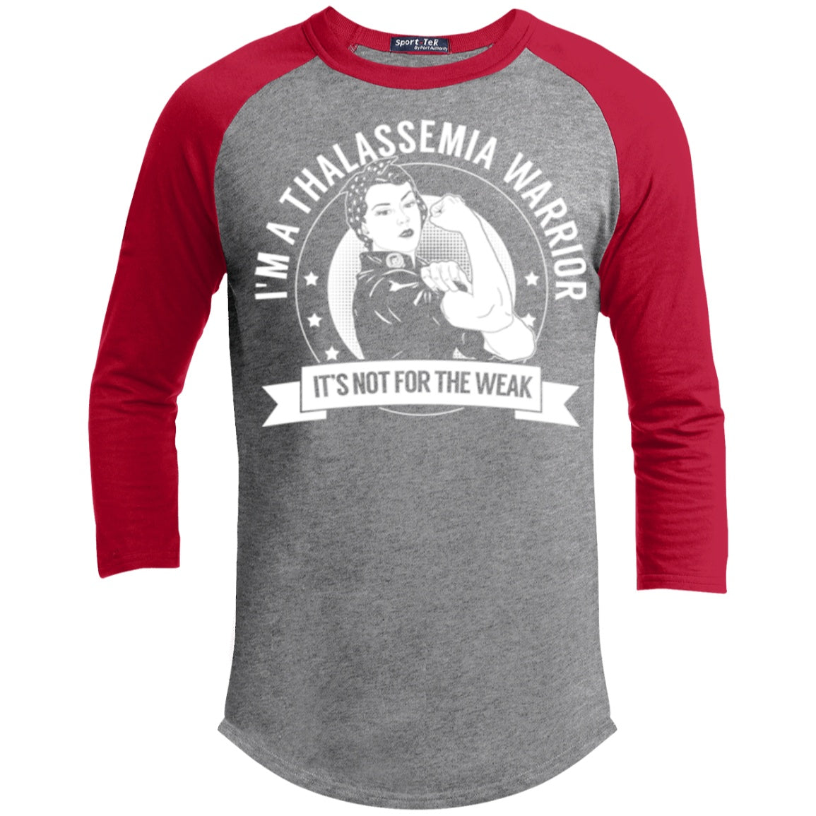 Thalassemia Warrior Not For The Weak Baseball Shirt - The Unchargeables
