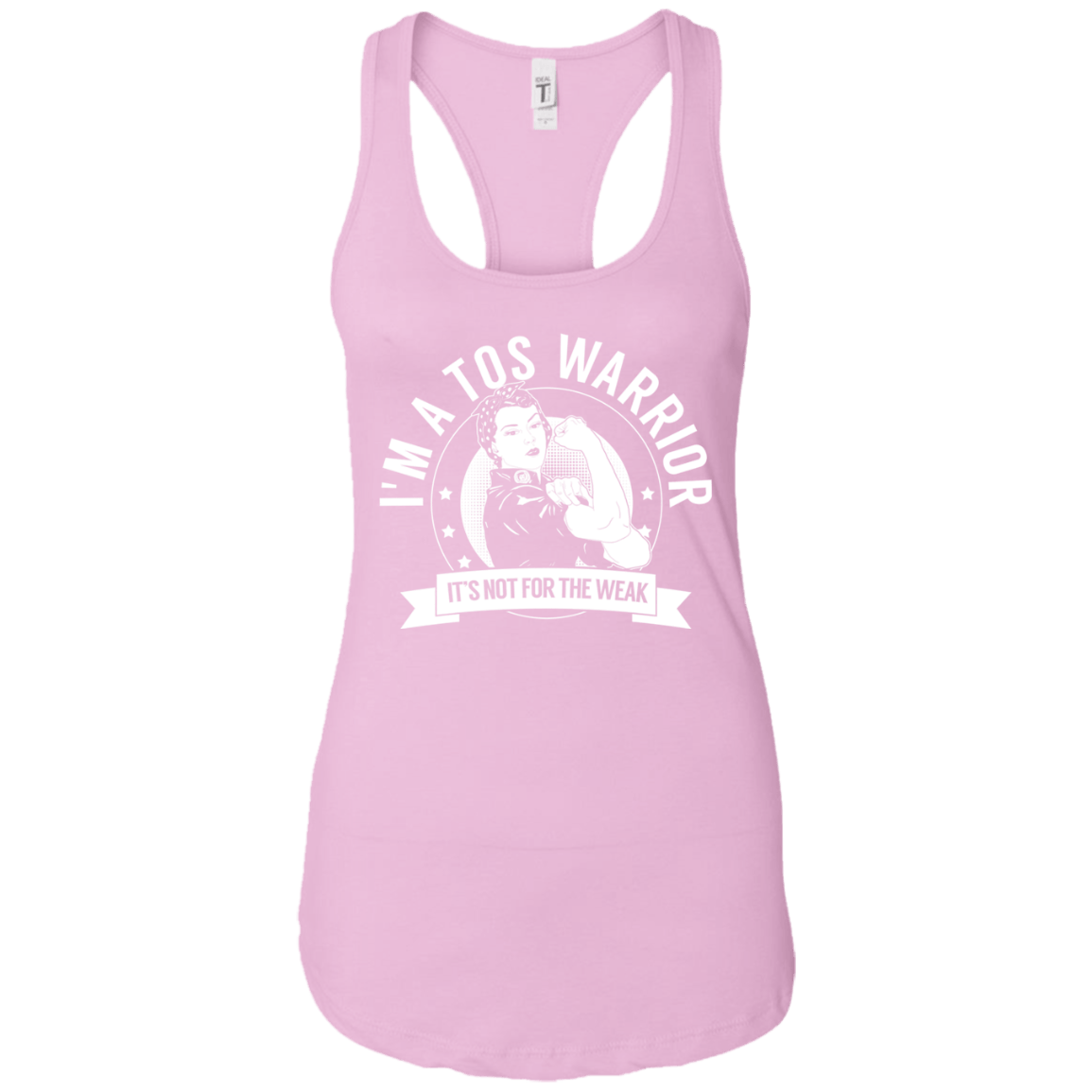 Thoracic Outlet Syndrome - TOS Warrior NFTW Ideal Racerback Tank - The Unchargeables