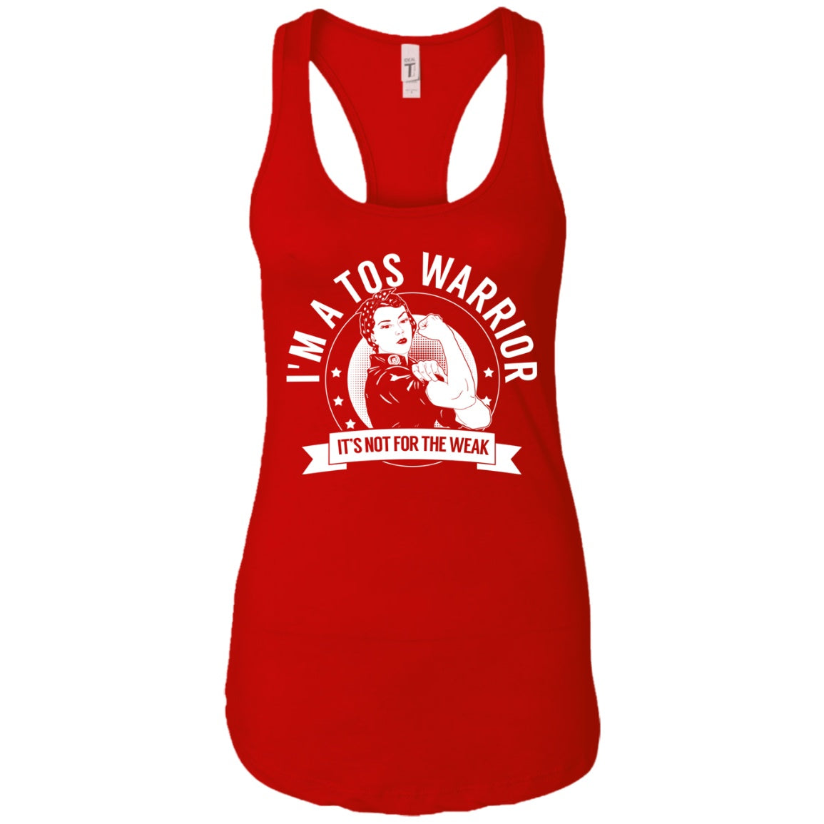 Thoracic Outlet Syndrome - TOS Warrior NFTW Ideal Racerback Tank - The Unchargeables