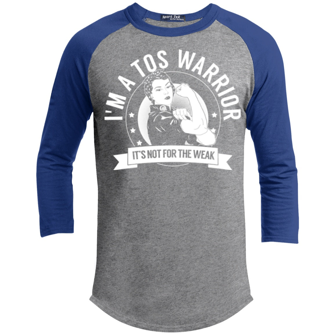 Thoracic Outlet Syndrome - TOS Warrior Not For The Weak Baseball Shirt - The Unchargeables