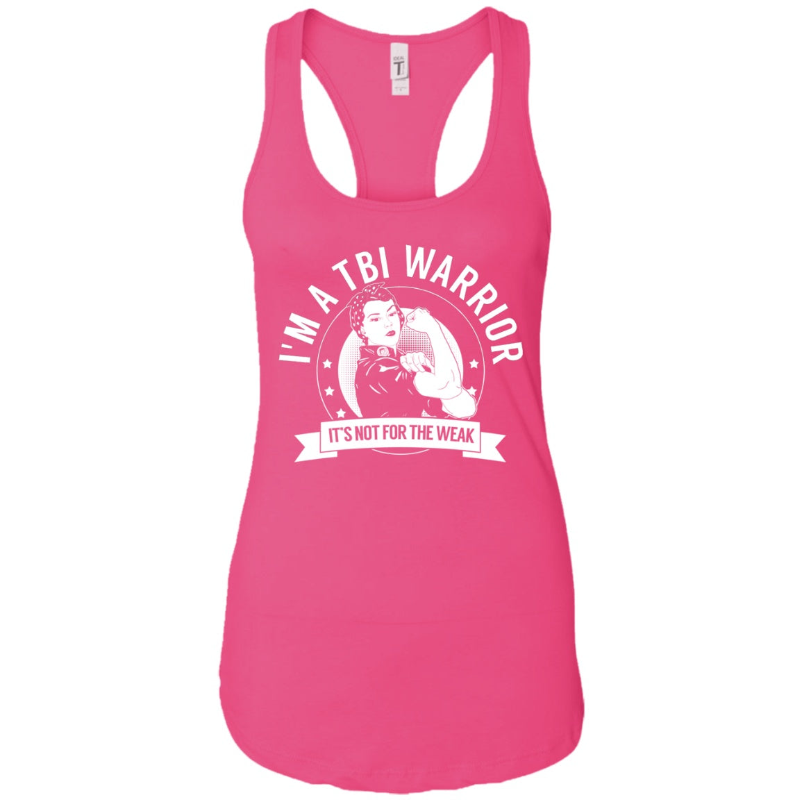 Traumatic Brain Injury - TBI Warrior NFTW Ideal Racerback Tank - The Unchargeables