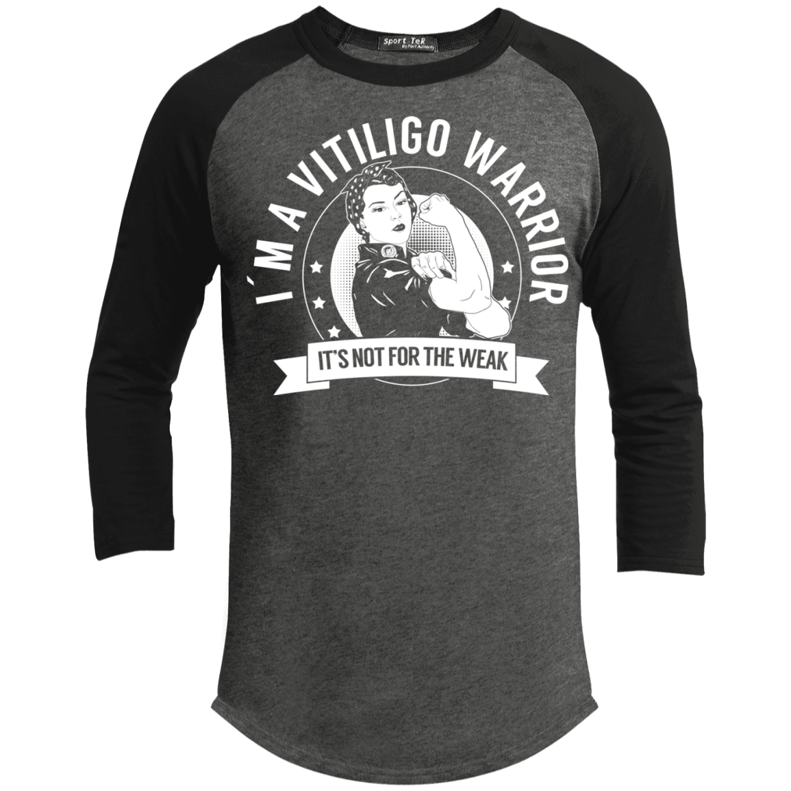Vitiligo Warrior NFTW Baseball Shirt - The Unchargeables