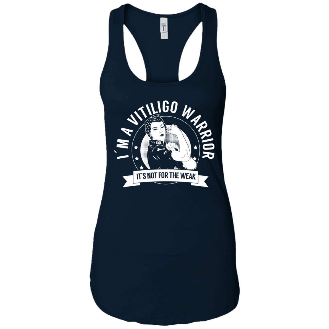 Vitiligo Warrior NFTW Ideal Racerback Tank - The Unchargeables